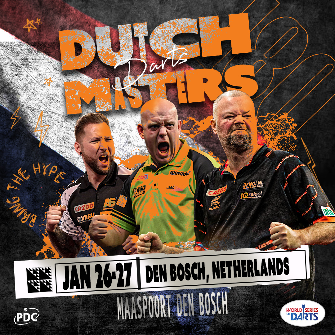 Het Dutch Darts Masters-programma keert terug naar het WK-circuit en maakt nu zijn debuut in Den Bosch